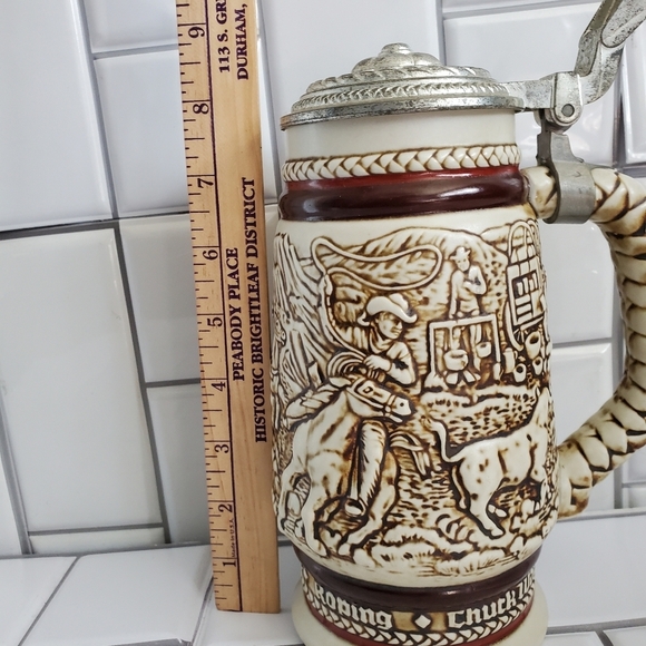 AVON Collector Beer Stein with Lid  Dated 1980  #1 - Picture 6 of 11
